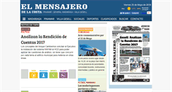 Desktop Screenshot of diario-elmensajero.com.ar